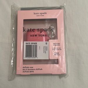 Pink Kate Spade airpod case